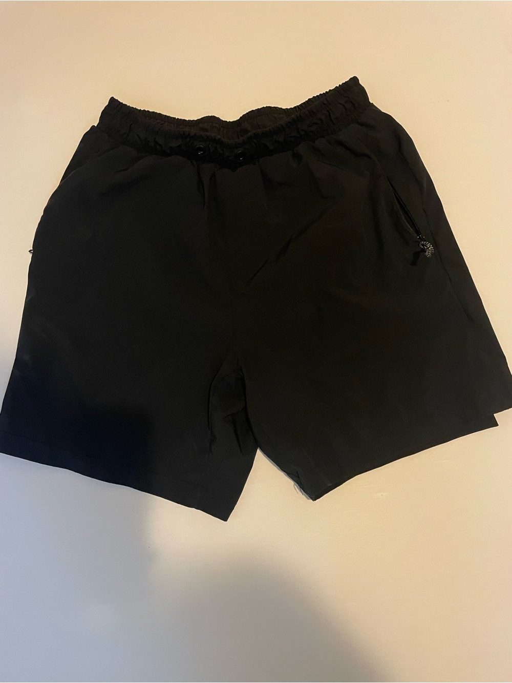 Men's Aeropostale Black Athletic Shorts - Lightweight Everyday Performance